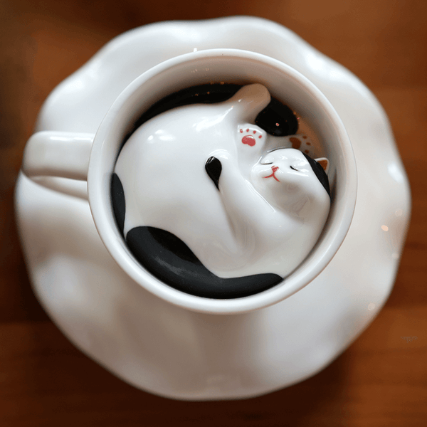Custom Gift For Your Cat | Handmade  Cat Ceramic Mug | Unique Cat Memorial Gift