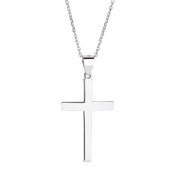 Memorial Gift For Beloved | Sterling Silver Cross Necklace | Unique Memorial Jewelry