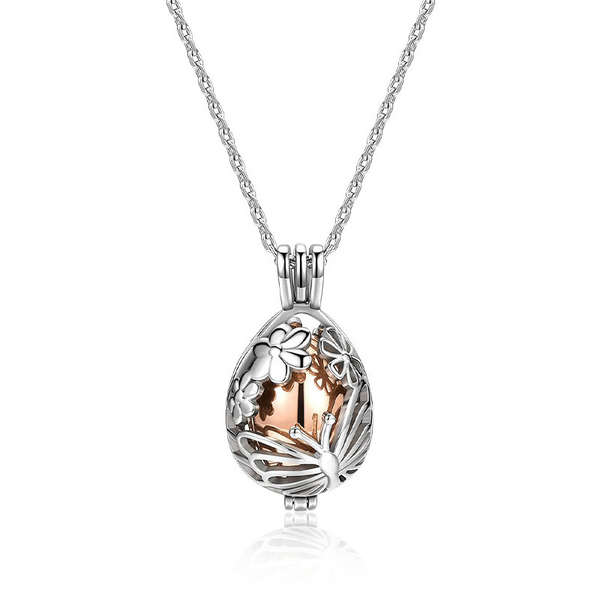 Bijou funéraire pour cendres | Nouveau pendentif urne papillon | Cadeau personnalisé pour un proche disparu