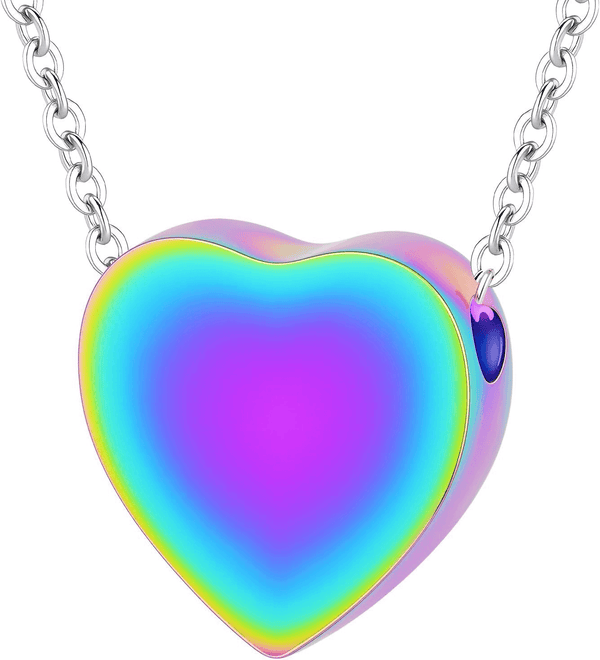 Memorial Jewelry For Ashes | Heart-Shaped Necklace | Customizable Cremation Jewelry