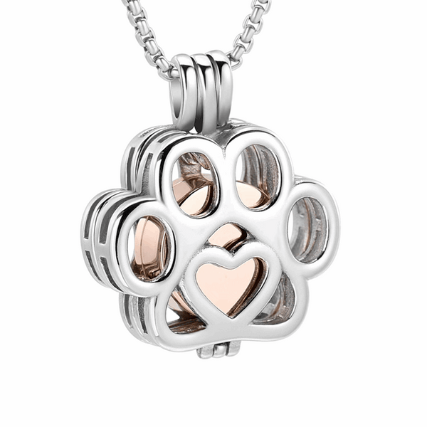 Pet Cremation Jewelry Paw Keepsake Urn