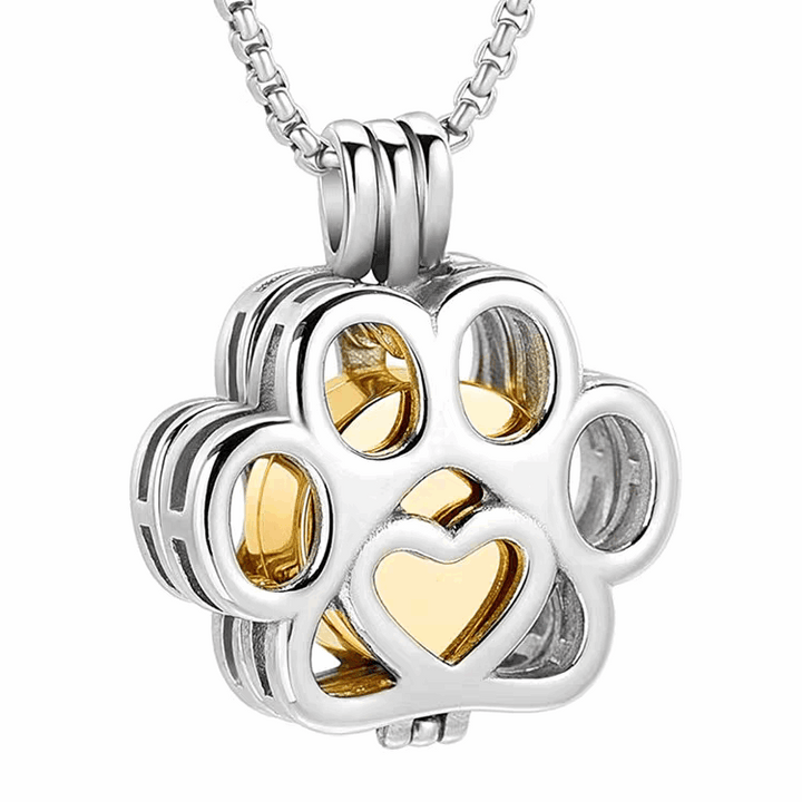 Pet Cremation Jewelry Paw Keepsake Urn