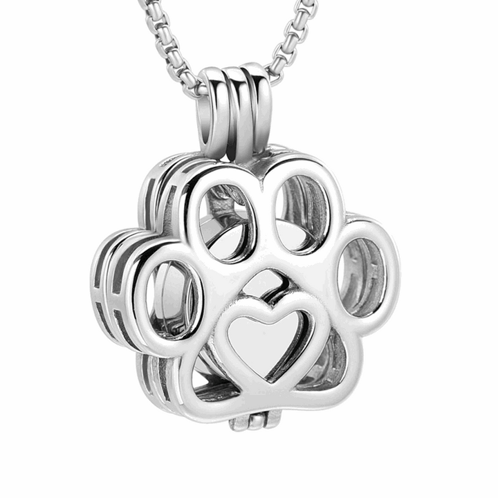 Pet Cremation Jewelry Paw Keepsake Urn