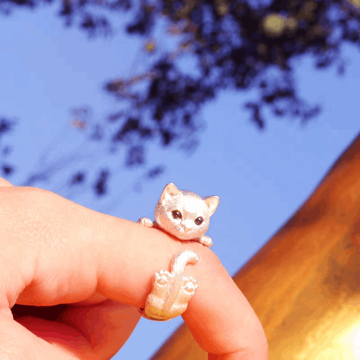 Cat 3D Pet Portrait Ring01