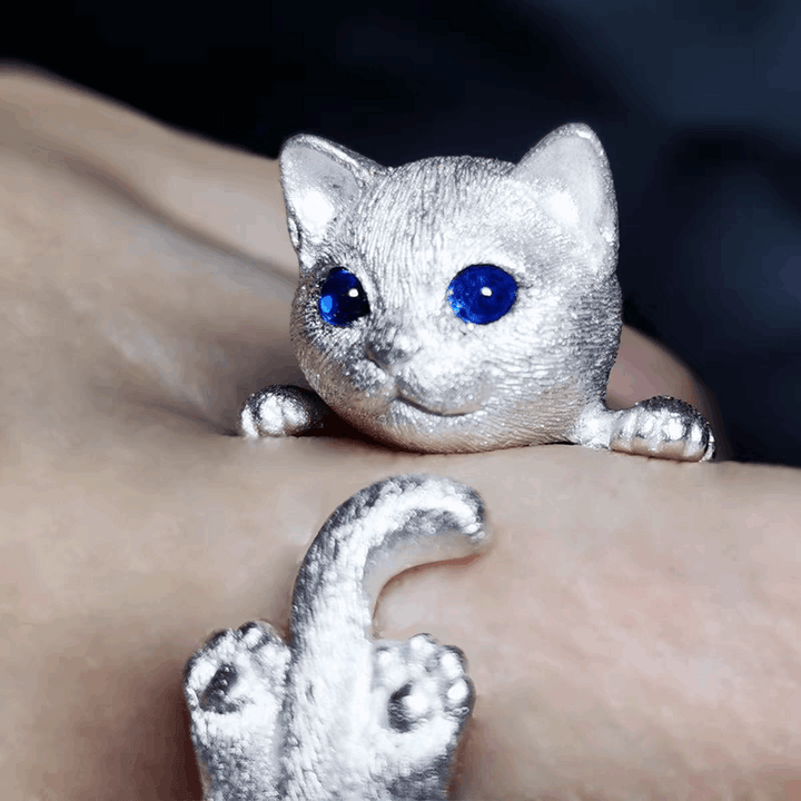 Cat 3D Pet Portrait Ring01
