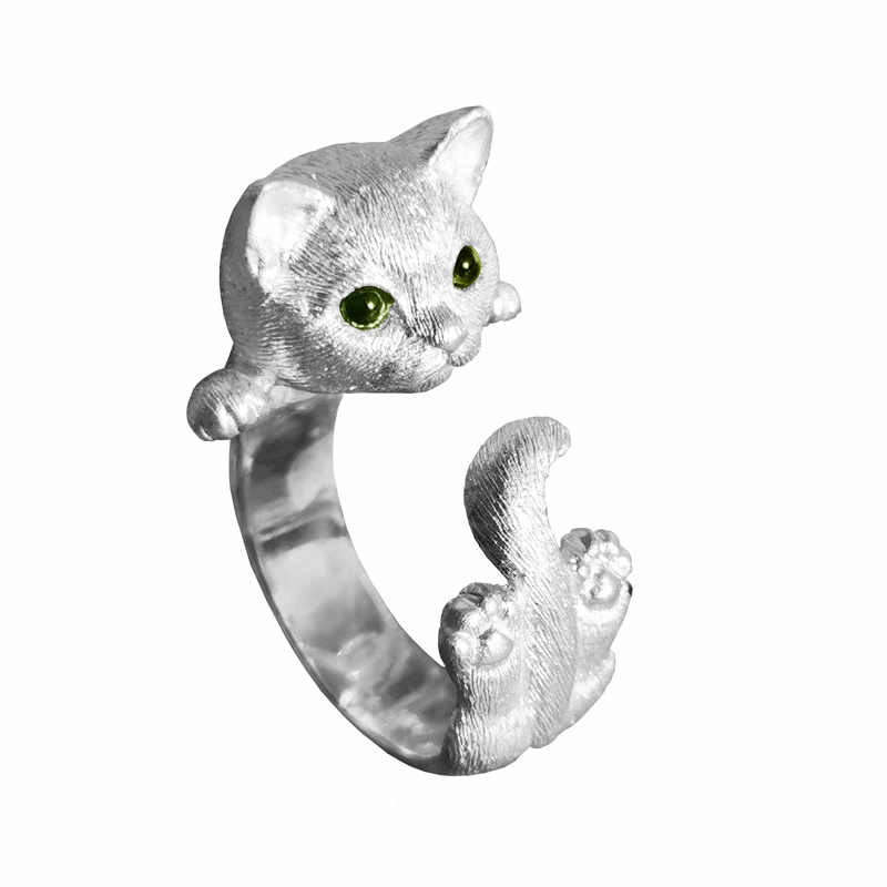 Cat 3D Pet Portrait Ring01
