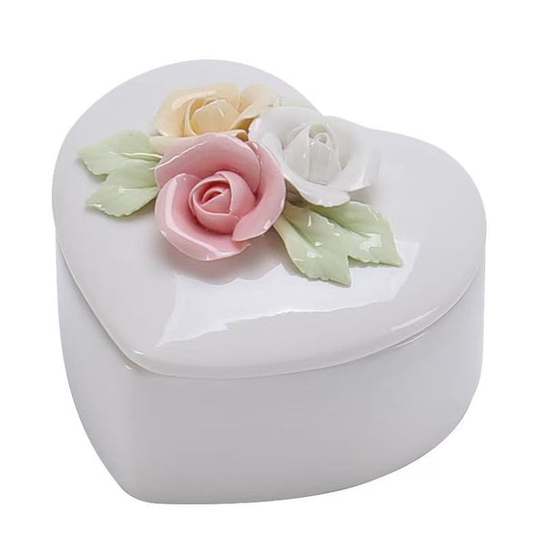 Heart-shaped memorial urn
