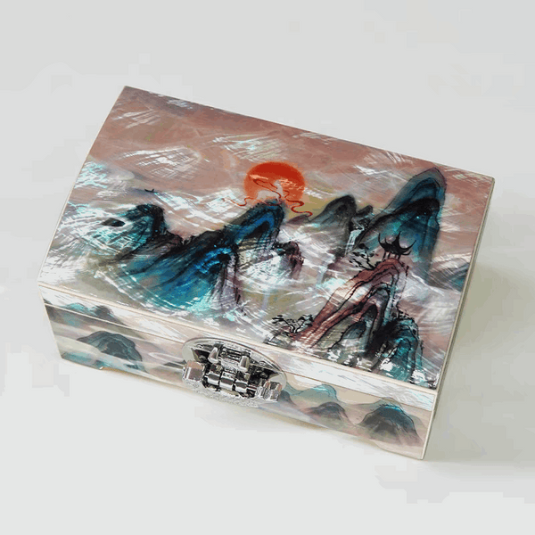 Mother-of-pearl lacquerware Urn