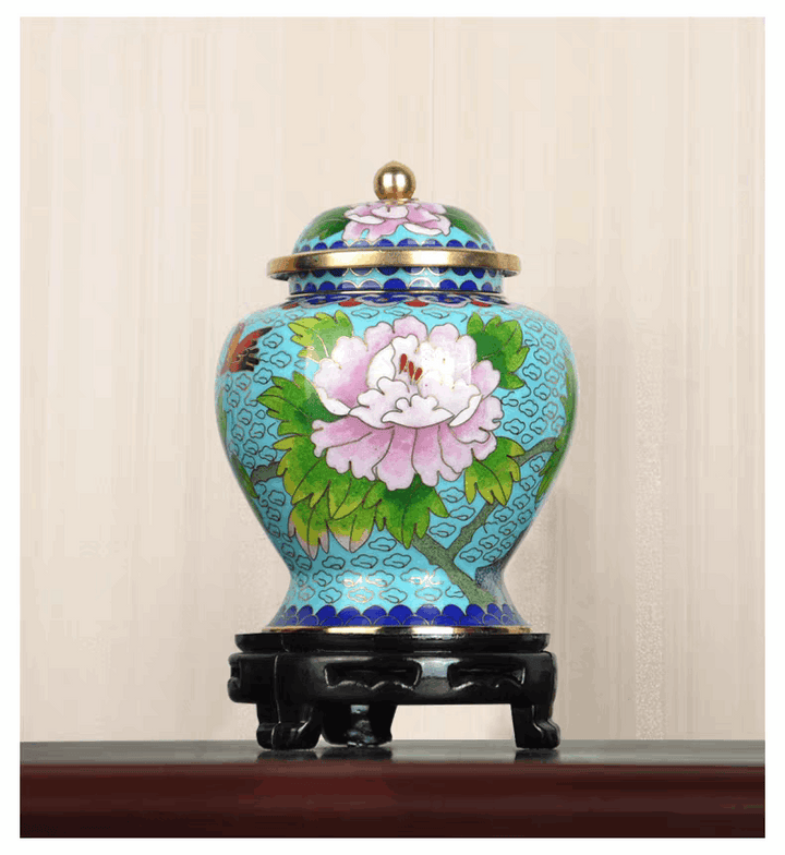 CHINA BEIJING Cloisonne Urns