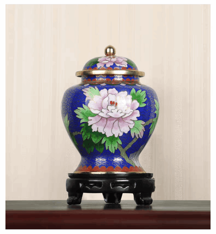 CHINA BEIJING Cloisonne Urns