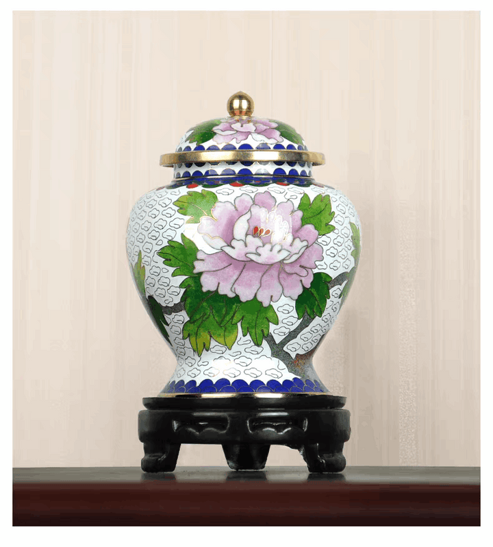 CHINA BEIJING Cloisonne Urns