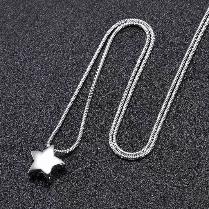 Pentagram Cremation Jewelry