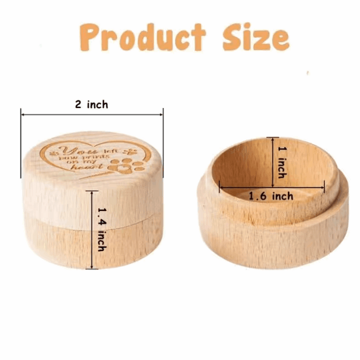 Pet Hair Storage Box | Pet Memorial Keepsake Urn