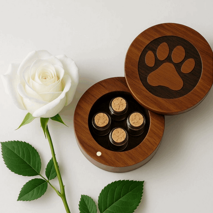Pet Hair Storage Box | Paw Memorial Keepsake Urn