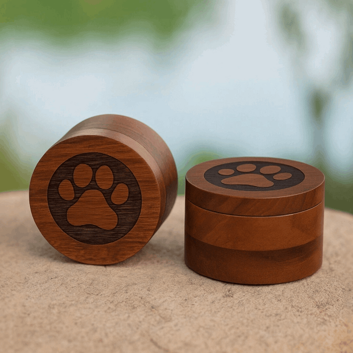 Pet Hair Storage Box | Paw Memorial Keepsake Urn