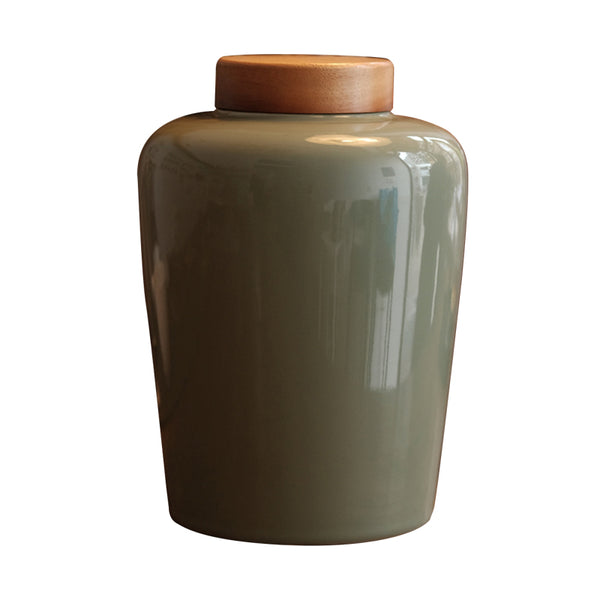 Custom Cremation Urn For Ashes | Solid Color Minimalist Ceramic Urn | Unique Memorial Urn