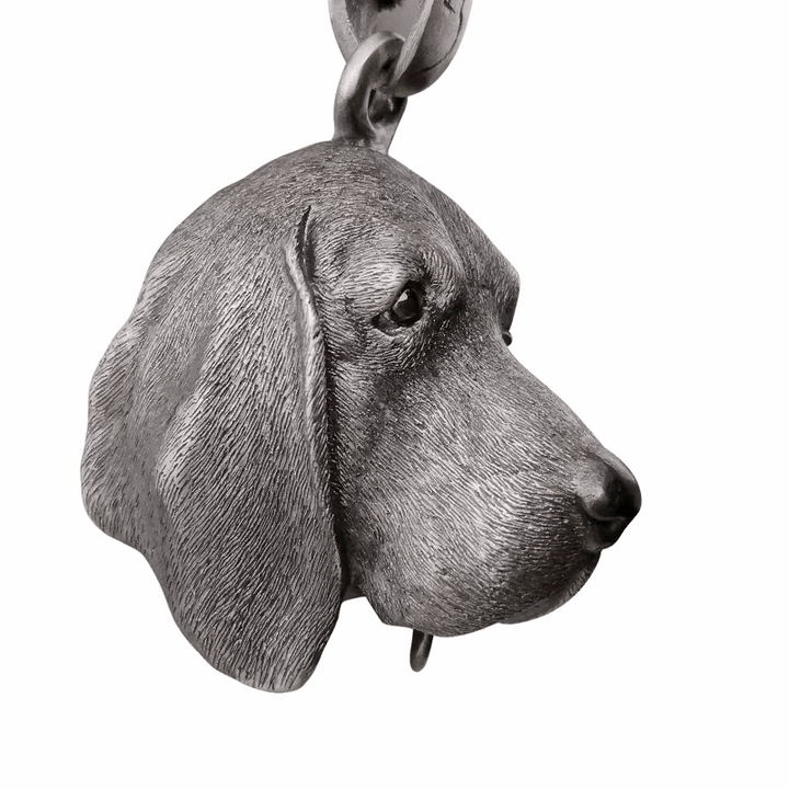 Basset Hound Silver Pet Pendant