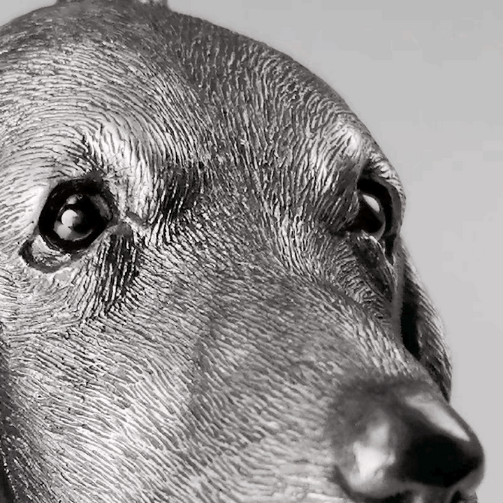 Basset Hound Silver Pet Pendant