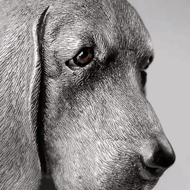 Basset Hound Silver Pet Pendant
