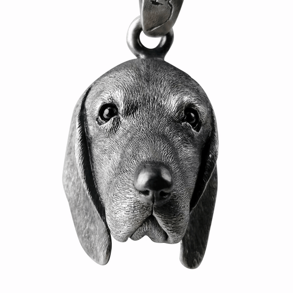 Basset Hound Silver Pet Pendant