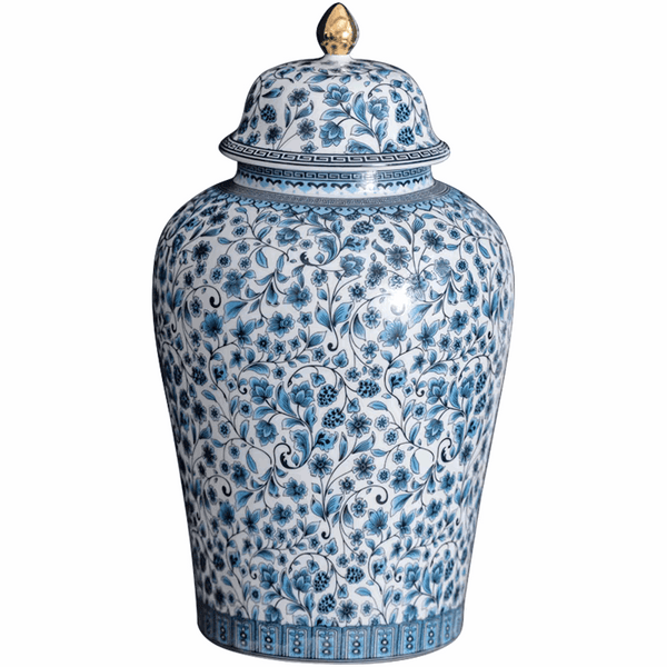 Blue and White Ceramic Urns General’s Jar Urn