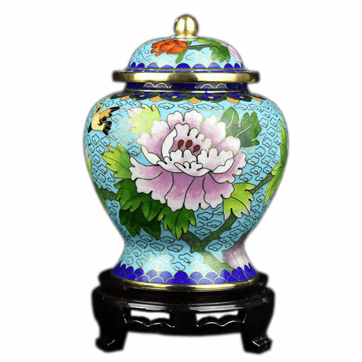 CHINA BEIJING Cloisonne Urns