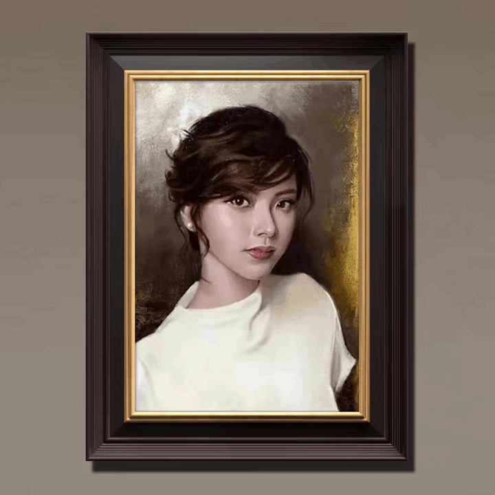 Custom portrait oil painting