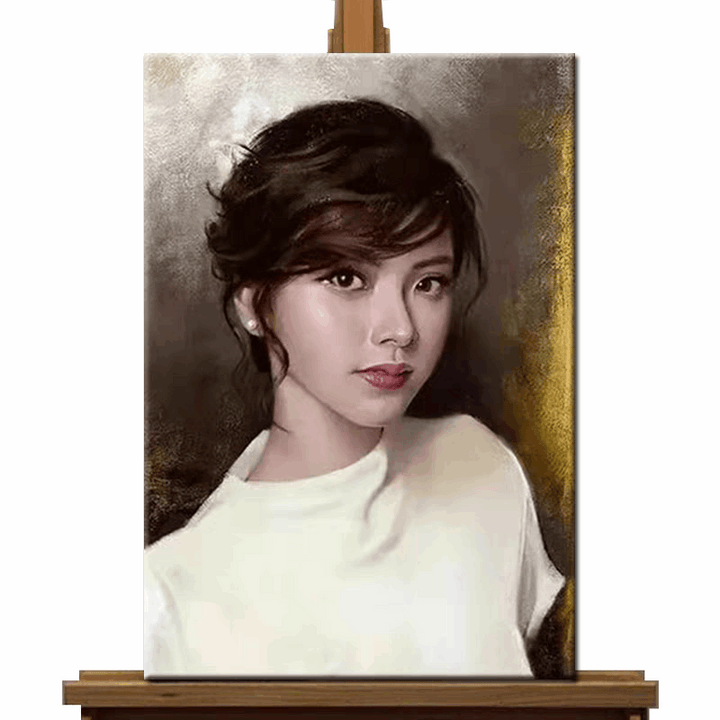 Custom portrait oil painting