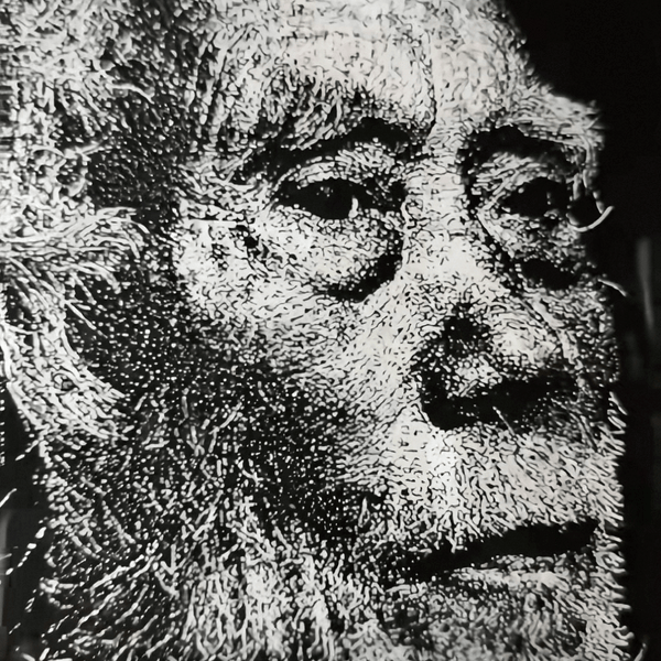 Portrait Glass Painting