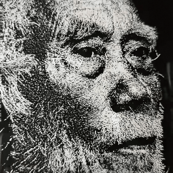 Portrait Glass Painting