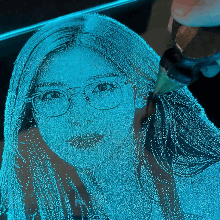 Portrait Glass Painting