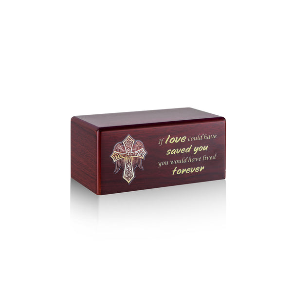 Wooden Pet Cremation Keepsake Urn