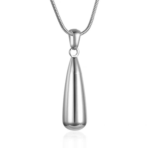 Memorial Jewelry For Ashes | Titanium Urn Necklace | Custom Final Gift For Loss One