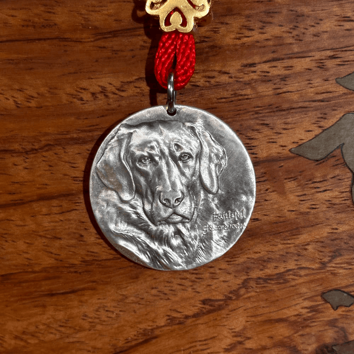 Sterling Silver Relief Pendant | Custom Pet Memorial Necklace