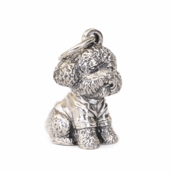 Teddy Dog Sterling Silver Pet Pendant