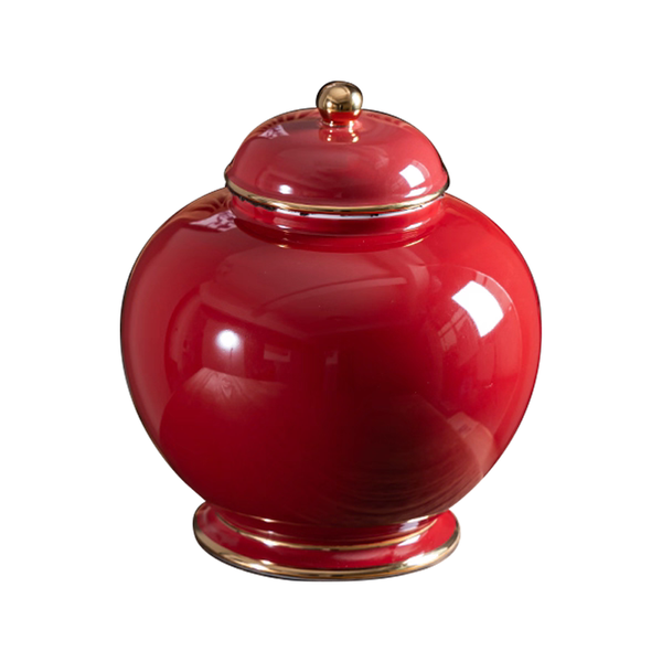 Custom Cremation Urn For Ashes | Solid Color General's Jar Urn | Unique Memorial Urn