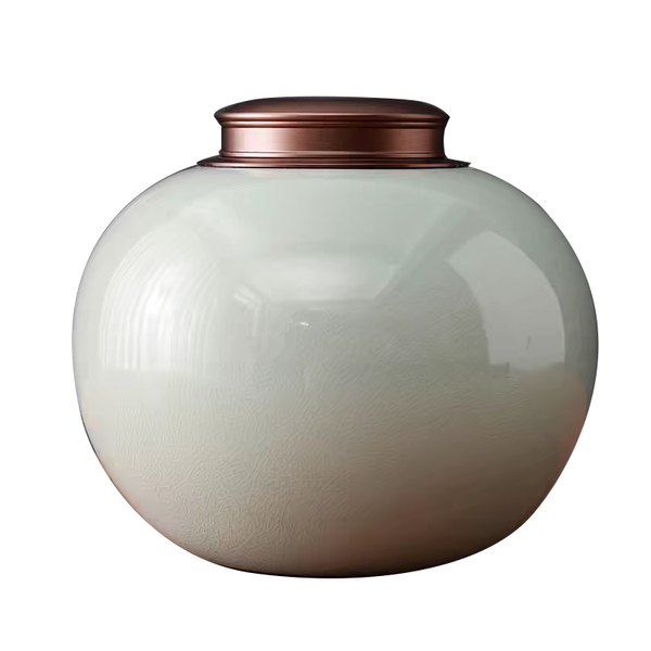 Custom Cremation Urn For Ashes | Standard Adult-size Ceramic Urn | Unique Memorial Urn