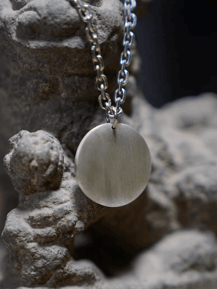 Holding your hand | Love Memorial Sterling Silver Hand-carved Hanging Tag