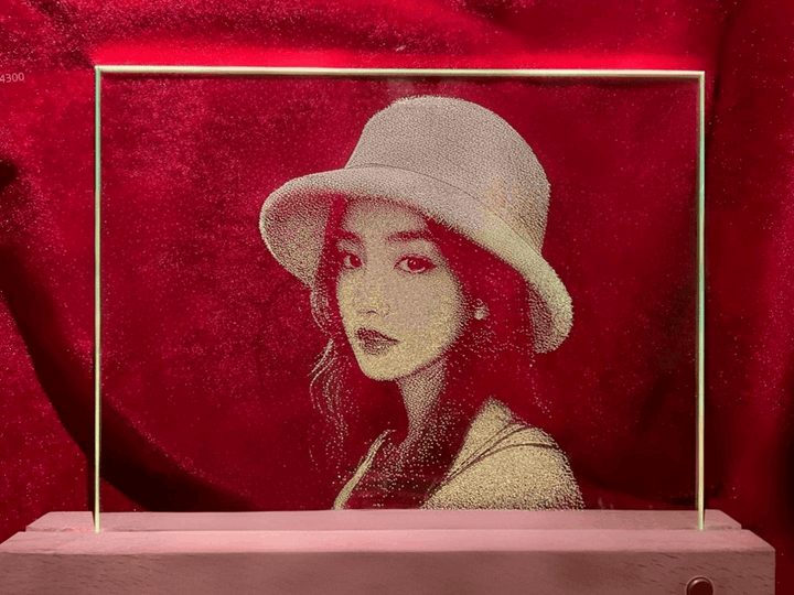 Portrait Glass Painting